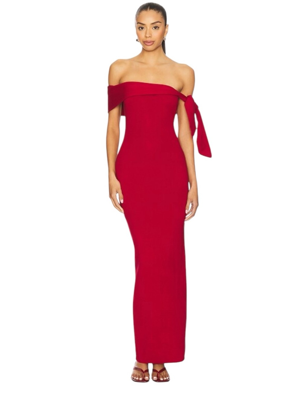 SNDYS × REVOLVE Jaymes Maxi Dress in Cranberry